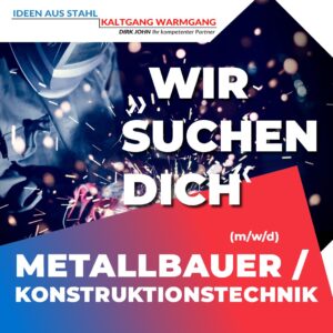 Metallbauer Ideen aus Stahl Stellenanzeige